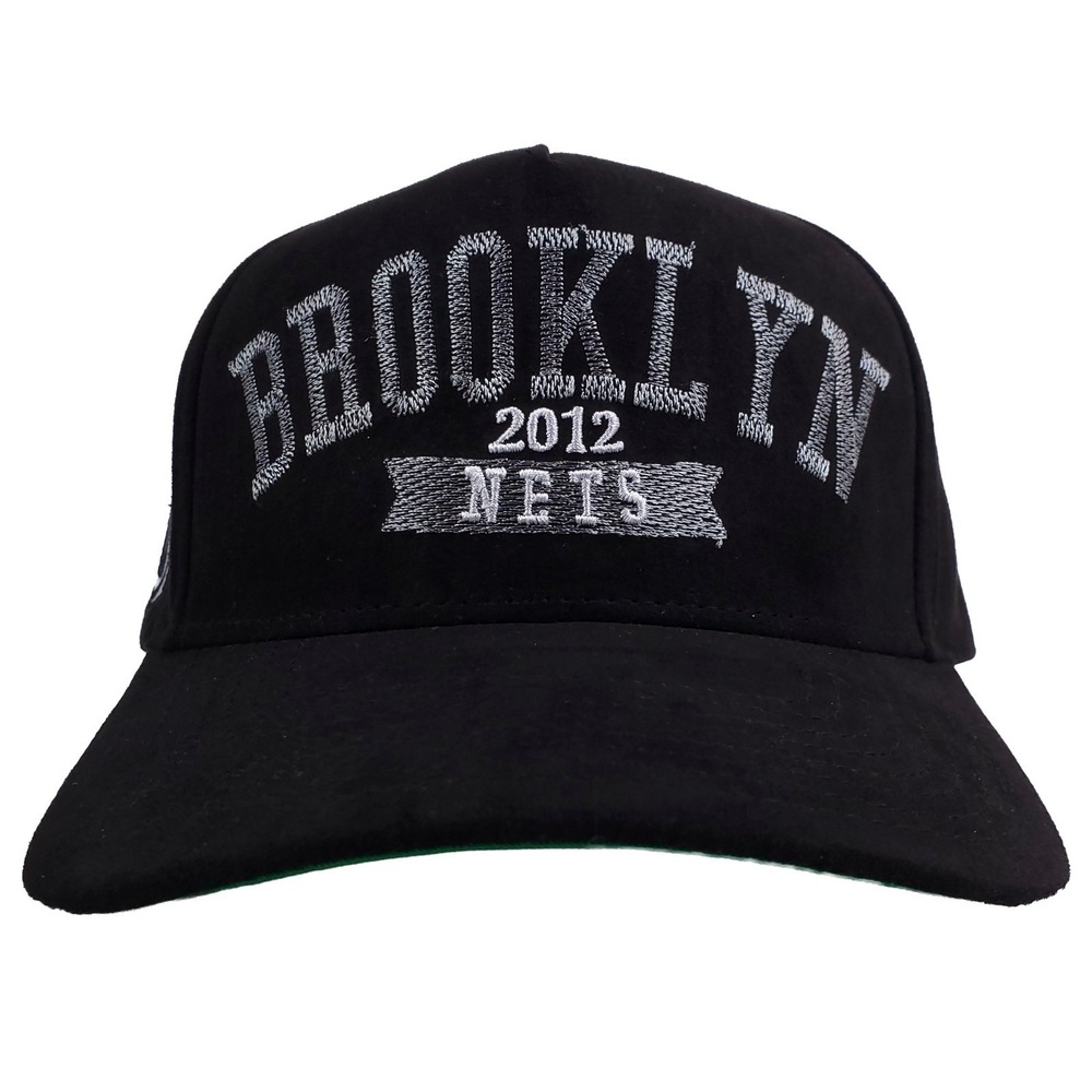 Brooklyn Nets Mitchell & Ness NBA Pro Fit Snapback Zig Zag Embroidery Logo NWT